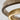 Visual Comfort chandelier in weathered oak and natural brass for upscale ceiling lighting