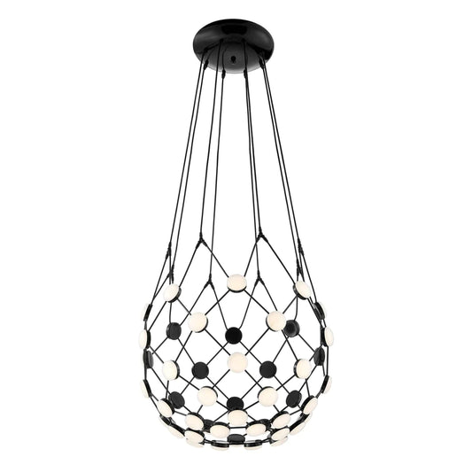 Contemporary LED Basket Black  Chandelier | Modern Lighting