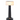 Hotel room cordless lighting Neoz Cooee 2 black finish on nightstand.