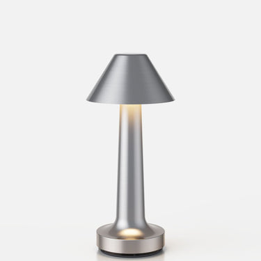 Cooee 3c rechargeable lamp by NEOZ – Anodized Silver