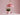 Coolicon Large 1933 Design Vitreous Enamel Pendant – Powder Pink in a room, look 54