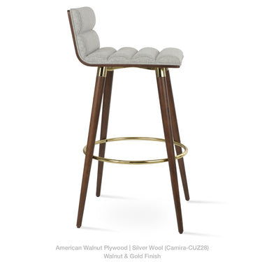 Corona DR Wood Comfort Stools by SohoConcept - New
