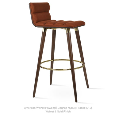 Corona DR Wood Comfort Stools by SohoConcept - New