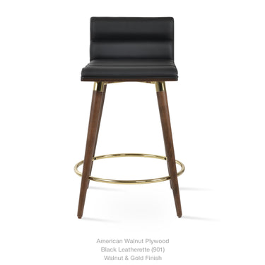 Corona DR Wood Comfort Stools by SohoConcept - New