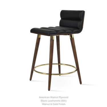 Corona DR Wood Comfort Stools by SohoConcept - New