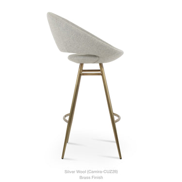 Crescent Galata Swivel Stools Fabric by SohoConcept - New