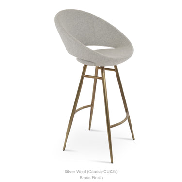 Crescent Galata Swivel Stools Fabric by SohoConcept - New