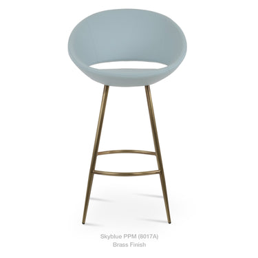 Crescent Galata Swivel Stools Leather by SohoConcept - New