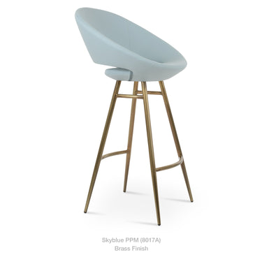 Crescent Galata Swivel Stools Leather by SohoConcept - New
