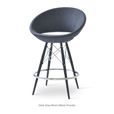 Crescent MW Stools Fabric by SohoConcept - New
