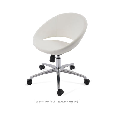 Crescent Office Chair Leather by SohoConcept - New