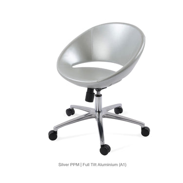 Crescent Office Chair Leather by SohoConcept - New