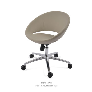 Crescent Office Chair Leather by SohoConcept - New