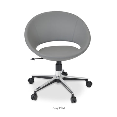 Crescent Office Chair Leather by SohoConcept - New