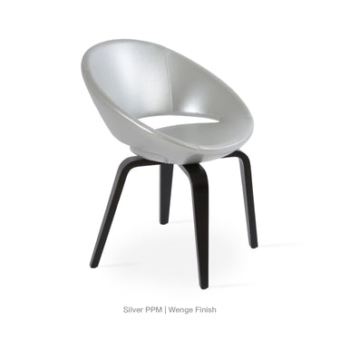 Crescent Plywood Chair Leather by SohoConcept - New