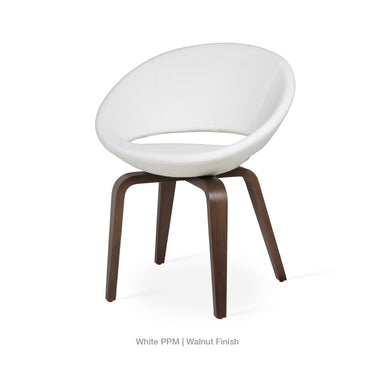 Crescent Plywood Chair Leather by SohoConcept - New