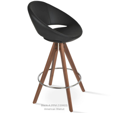 Crescent Pyramid Stools Leather by SohoConcept - New