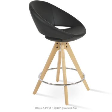 Crescent Pyramid Stools Leather by SohoConcept - New