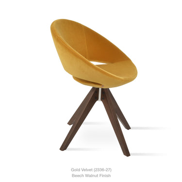 Crescent Pyramid Swivel Chair Fabric by SohoConcept - New