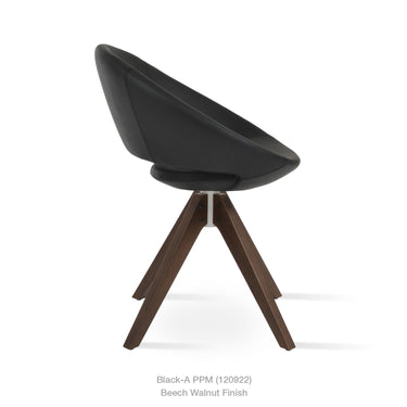Crescent Pyramid Swivel Chair Leather by SohoConcept - New