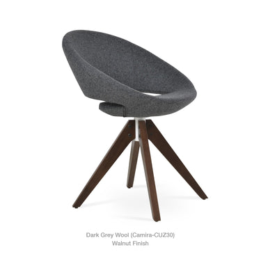 Crescent Pyramid Swivel Chair Fabric by SohoConcept - New
