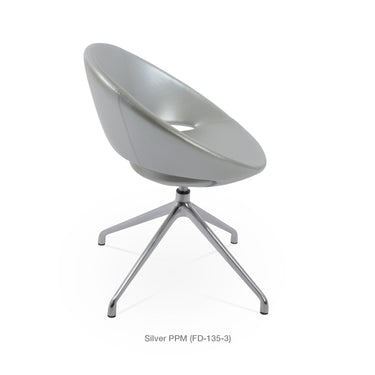 Crescent Spider Swivel Chair Leather by SohoConcept - New