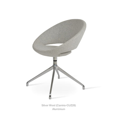 Crescent Spider Swivel Chair Fabric by SohoConcept - New