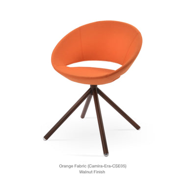 Crescent Stick Swivel Chair Fabric by SohoConcept - New