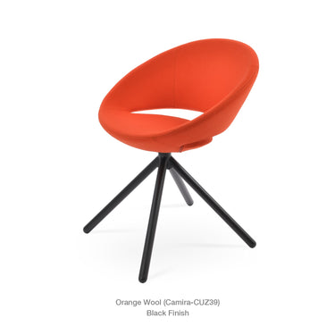 Crescent Stick Swivel Chair Fabric by SohoConcept - New