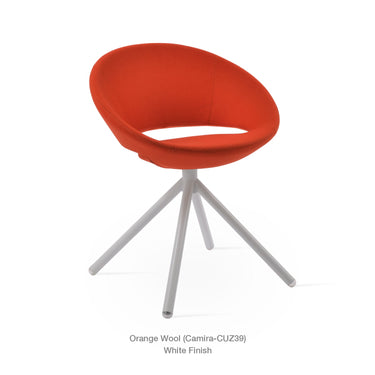 Crescent Stick Swivel Chair Fabric by SohoConcept - New