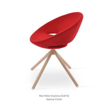 Crescent Stick Swivel Chair Fabric by SohoConcept - New