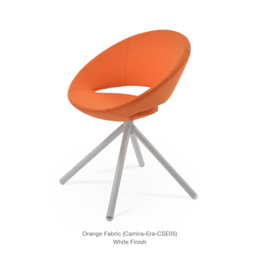 Crescent Stick Swivel Chair Fabric by SohoConcept - New