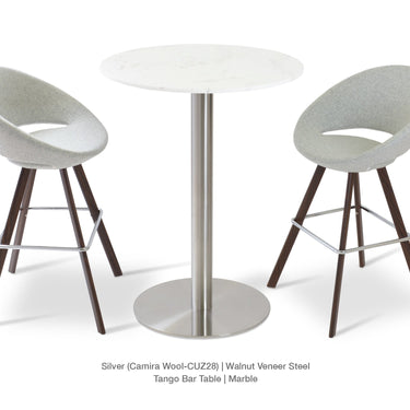 Crescent Sword Stools Leather by SohoConcept - New