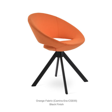 Crescent Sword Swivel Chair Fabric by SohoConcept - New