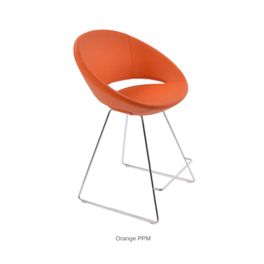 Crescent Wire Stools Leather by SohoConcept - New