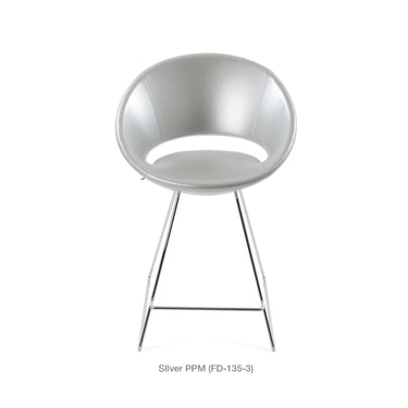 Crescent Wire Stools Leather by SohoConcept - New