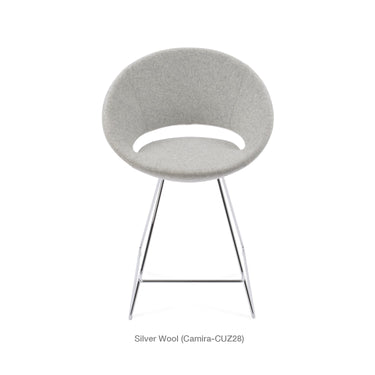 Crescent Wire Stools Fabric by SohoConcept - New