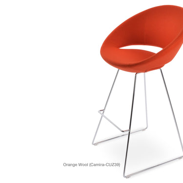 Crescent Wire Stools Fabric by SohoConcept - New