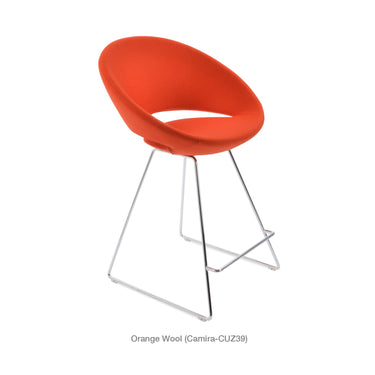 Crescent Wire Stools Fabric by SohoConcept - New