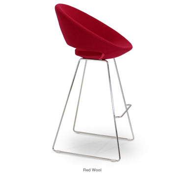 Crescent Wire Stools Fabric by SohoConcept - New