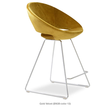 Crescent Wire Stools Fabric by SohoConcept - New
