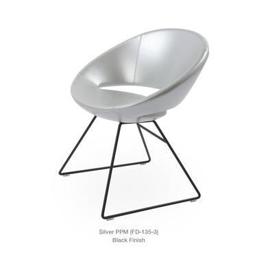 Crescent Wire Chair Leather by SohoConcept - New