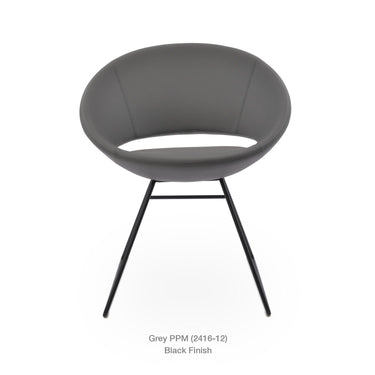 Crescent Wire Chair Leather by SohoConcept - New