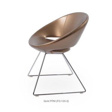 Crescent Wire Chair Leather by SohoConcept - New