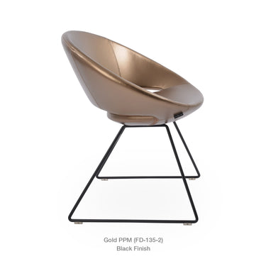 Crescent Wire Chair Leather by SohoConcept - New