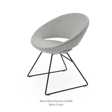 Crescent Wire Chair Fabric by SohoConcept - New