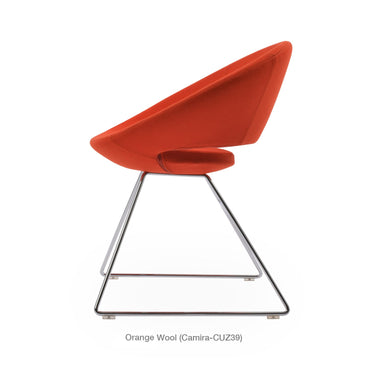 Crescent Wire Chair Fabric by SohoConcept - New