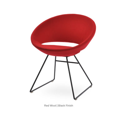 Crescent Wire Chair Fabric by SohoConcept - New