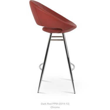 Crescent Galata Swivel Stools Leather by SohoConcept - New