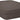 Studio view of a La Fête Crib daybed in dark taupe vinyl